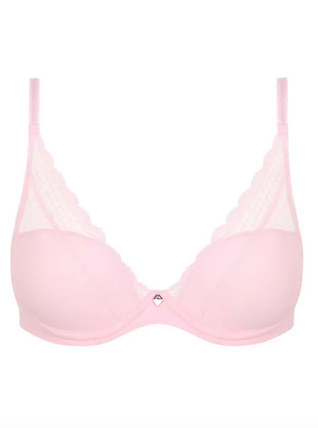 Chantelle Norah Chic Plunge T-Shirt Bra *Candy Pink*