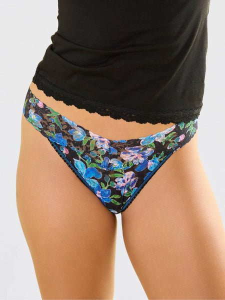 Hanky Panky Printed Signature Lace Original Rise Thongs