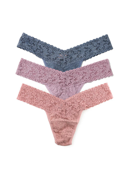 Hanky Panky Signature Lace® Original Rise Thong Holiday 3 & 5 Pack Cracker