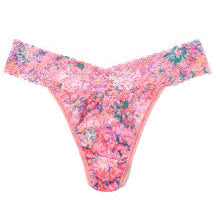 Hanky Panky Printed Signature Lace Original Rise Thongs