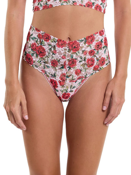 Hanky Panky Printed Signature Lace Retro Thong