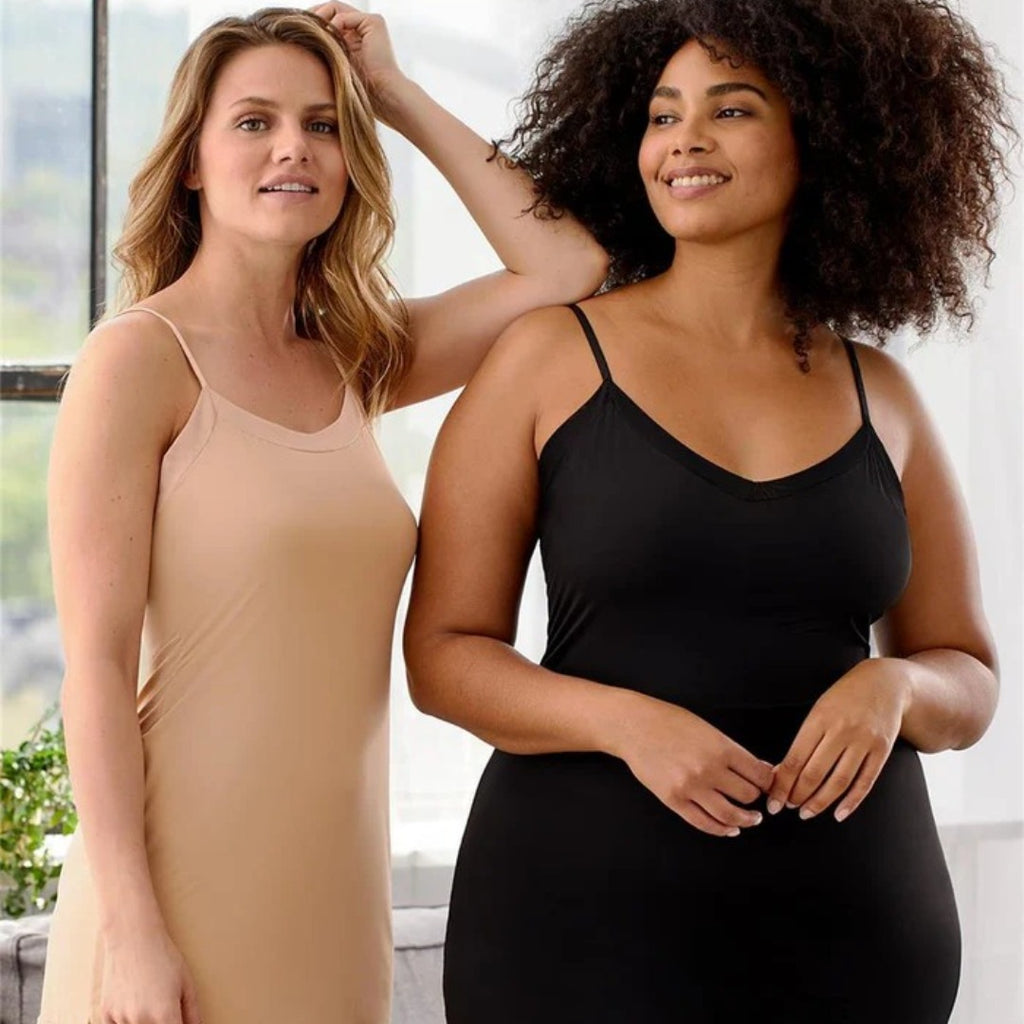 Montelle Intimates V-Neck Full Length Slip – Crimson Lingerie