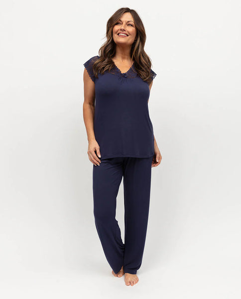 Cyberjammies Nora Rose Joanna Cap Sleeve PJ Set