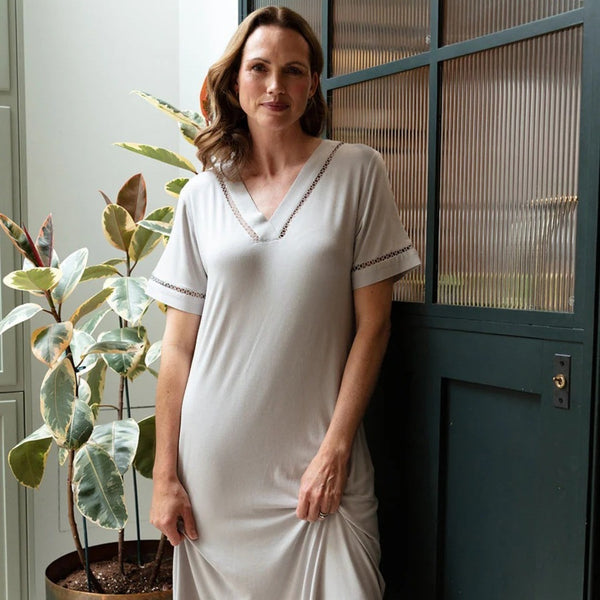 Nora Rose Willow Short Nightdress