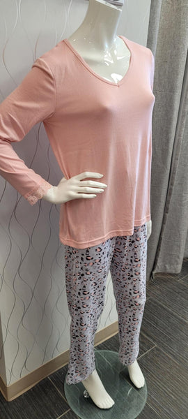 Patricia Cheetah Print Pajama Set