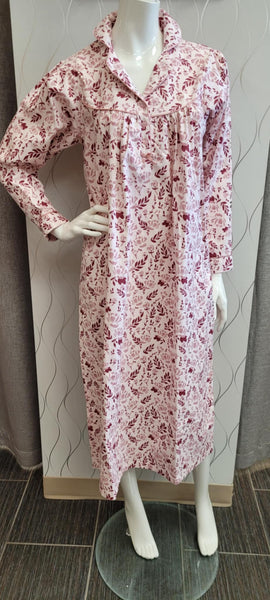 Patricia Flannel Floral Nightgown