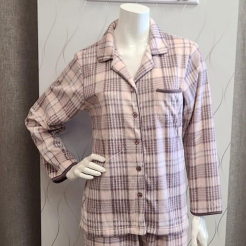 Patricia Minky Plaid PJ Set