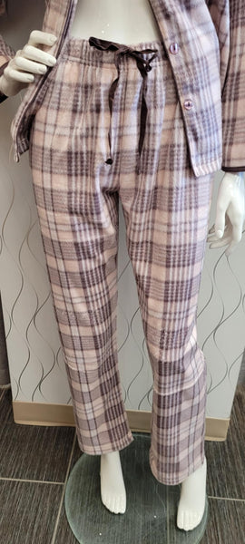 Patricia Minky Plaid PJ Set