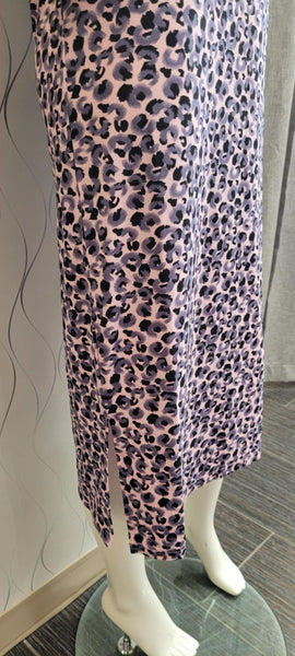 Patricia Animal Print Long Sleeve Nightgown