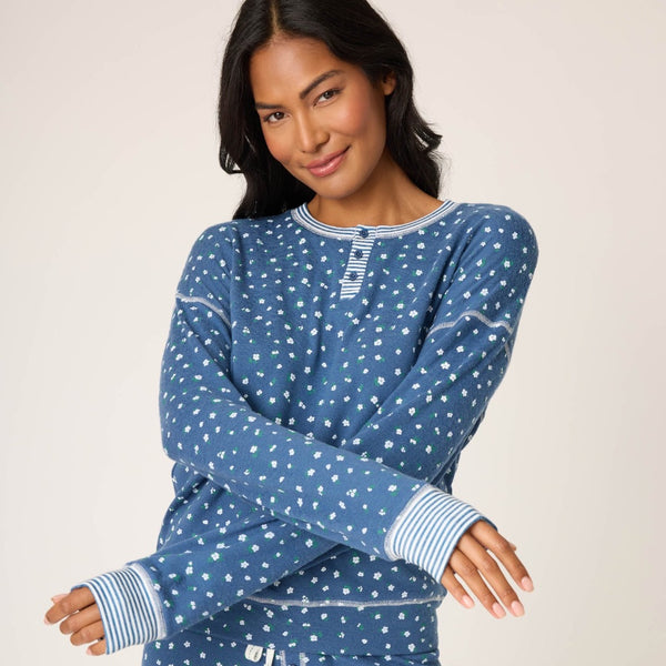 P.J. Salvage Cozy Life Ditsy Floral PJ Set