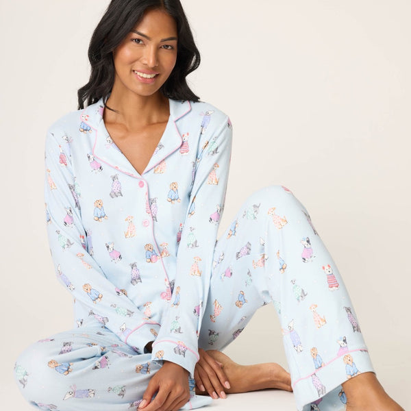 P.J. Salvage Doggone Cold Pointelle PJ Set