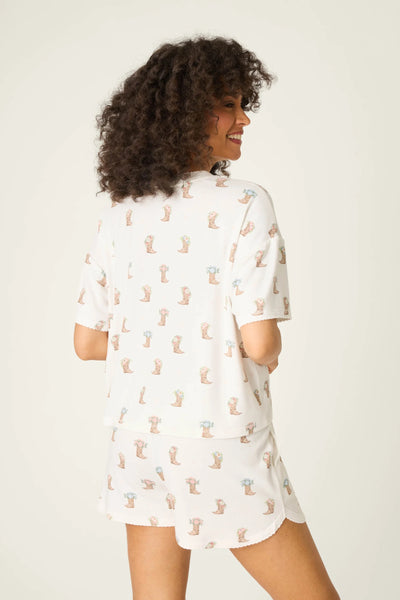 P.J. Salvage Western Blooms Boot Bouquet PJ Set