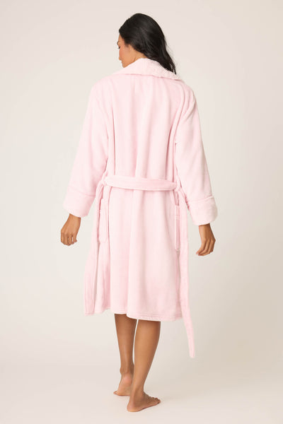 P.J. Salvage Luxe Plush Robe Ballet Pink