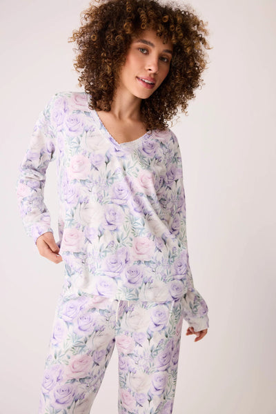 P.J. Salvage Velvet Rose PJ Set