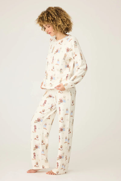 P.J. Salvage Ruff On The Range Dog Print PJ Set