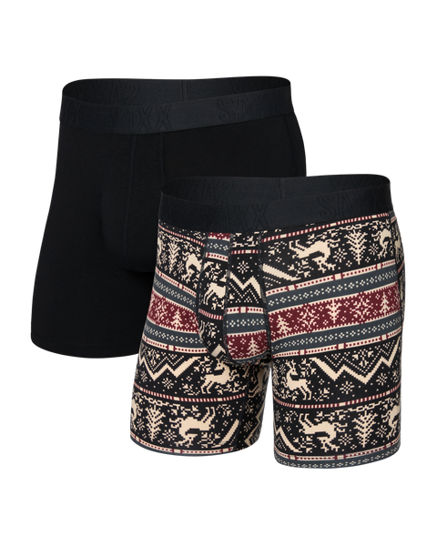 SAXX DropTemp Cooling Cotton Boxer Brief 2 Pack