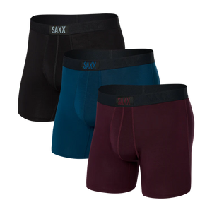 SAXX Vibe 3 Pack Boxer Brief Holiday Box – Crimson Lingerie