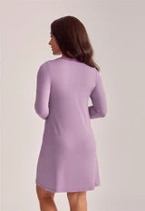 Fleur't Essentials Modest Nightshirt With Shelf Bra
