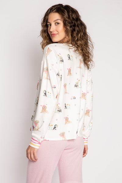 P.J. Salvage Garden Party Dogs Long Sleeve