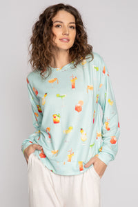 P.J. Salvage Let's Drink About It Long Sleeve Top