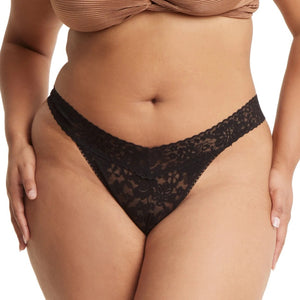 plus size all over lace thong, plus size lace thong 